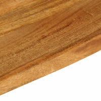 Thumbnail for Tischplatte mit Baumkante 90x20x3,8 cm Massivholz Mango