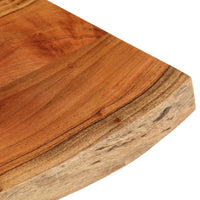 Thumbnail for Tischplatte 100x40x3,8cm Rechteckig Massivholz Akazie Baumkante