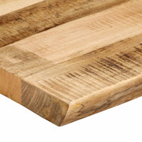 Thumbnail for Tischplatte mit Baumkante 70x40x2,5 cm Raues Mango Massivholz