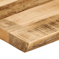 Thumbnail for Tischplatte mit Baumkante 180x40x3,8 cm Raues Mango Massivholz
