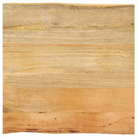 Thumbnail for Tischplatte mit Baumkante 80x80x2,5 cm Massivholz Mango