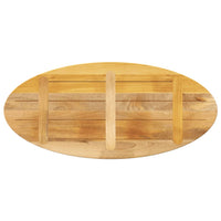Thumbnail for Tischplatte 100x40x2,5 cm Oval Massivholz Mango