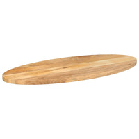 Thumbnail for Tischplatte 120x50x3,8 cm Oval Massivholz Mango