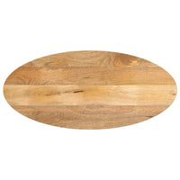 Thumbnail for Tischplatte 140x50x3,8 cm Oval Massivholz Mango