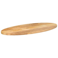 Thumbnail for Tischplatte 140x50x3,8 cm Oval Massivholz Mango