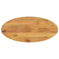 Thumbnail for Tischplatte 110x40x2,5 cm Oval Massivholz Mango