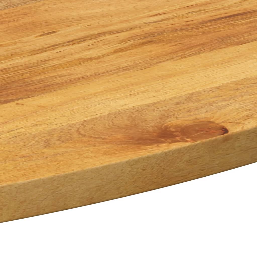 Tischplatte 100x50x2,5 cm Oval Massivholz Mango