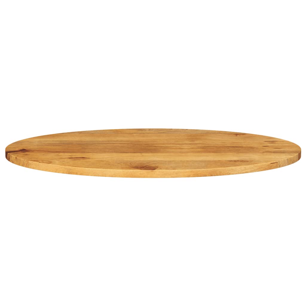 Tischplatte 120x50x2,5 cm Oval Massivholz Mango
