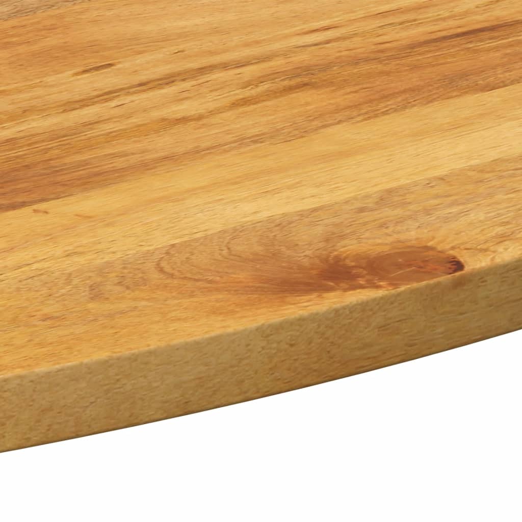 Tischplatte 80x40x3,8 cm Oval Massivholz Mango
