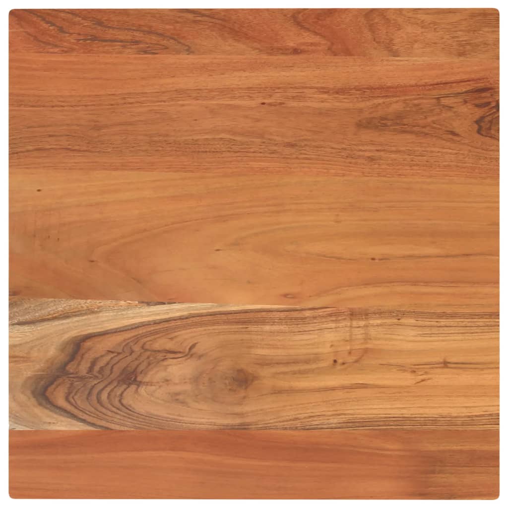 Tischplatte 50x50x3,8 cm Quadratisch Massivholz Akazie