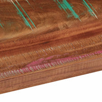 Thumbnail for Tischplatte 100x80x3,8 cm Rechteckig Altholz Massiv