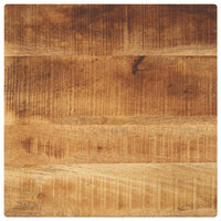 Thumbnail for Tischplatte 50x50x2,5 cm Quadratisch Raues Massivholz Mango