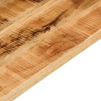 Thumbnail for Tischplatte 100x50x2,5 cm Rechteckig Raues Massivholz Mango