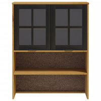 Thumbnail for Aufsatz für Highboard mit Glastüren FLAM Massivholz Kiefer