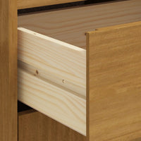 Thumbnail for Highboard mit Glastür FLAM 92x40x122,5 cm Massivholz Kiefer