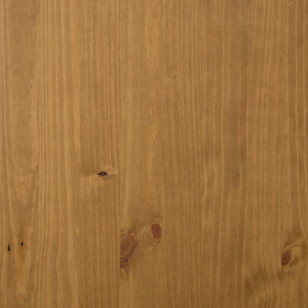 Highboard mit Glastür FLAM 92x40x122,5 cm Massivholz Kiefer