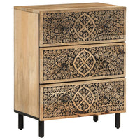 Thumbnail for Beistellschrank 60x33x75 cm Massivholz Mango