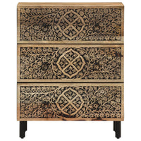 Thumbnail for Beistellschrank 60x33x75 cm Massivholz Mango