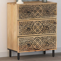 Thumbnail for Beistellschrank 60x33x75 cm Massivholz Mango