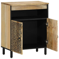 Thumbnail for Beistellschrank 60x33x75 cm Massivholz Mango