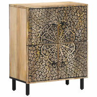 Thumbnail for Beistellschrank 60x33x75 cm Massivholz Mango