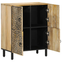 Thumbnail for Beistellschrank 60x33x75 cm Massivholz Mango