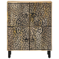 Thumbnail for Beistellschrank 60x33x75 cm Massivholz Mango