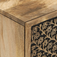 Thumbnail for Beistellschrank 60x33x75 cm Massivholz Mango