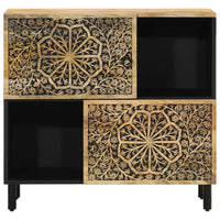 Thumbnail for Beistellschrank 80x33x75 cm Massivholz Mango