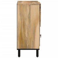 Thumbnail for Beistellschrank 80x33x75 cm Massivholz Mango