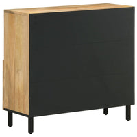 Thumbnail for Beistellschrank 80x33x75 cm Massivholz Mango