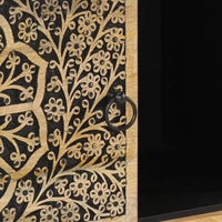Thumbnail for Beistellschrank 80x33x75 cm Massivholz Mango