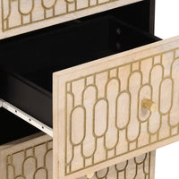 Thumbnail for Beistellschrank 40x33x75 cm Massivholz Mango