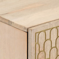 Thumbnail for Beistellschrank 40x33x75 cm Massivholz Mango