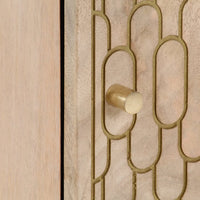 Thumbnail for Beistellschrank 40x33x75 cm Massivholz Mango