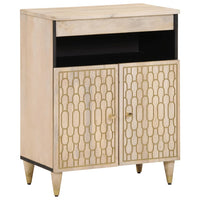 Thumbnail for Beistellschrank 60x33x75 cm Massivholz Mango