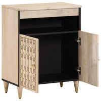 Thumbnail for Beistellschrank 60x33x75 cm Massivholz Mango