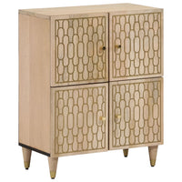 Thumbnail for Beistellschrank 60x33x75 cm Massivholz Mango