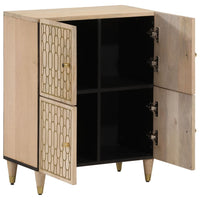 Thumbnail for Beistellschrank 60x33x75 cm Massivholz Mango