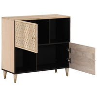 Thumbnail for Beistellschrank 80x33x75 cm Massivholz Mango