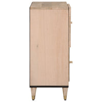 Thumbnail for Beistellschrank 80x33x75 cm Massivholz Mango