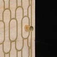 Thumbnail for Beistellschrank 80x33x75 cm Massivholz Mango
