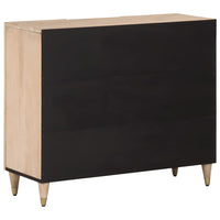 Thumbnail for Beistellschrank 90x33x75 cm Massivholz Mango