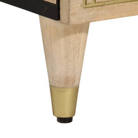 Thumbnail for Beistellschrank 90x33x75 cm Massivholz Mango