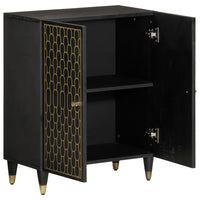 Thumbnail for Beistellschrank 60x33x75 cm Massivholz Mango