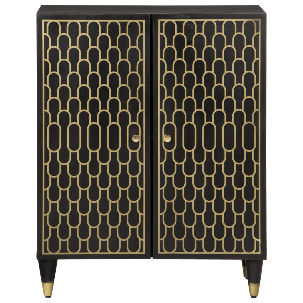 Beistellschrank 60x33x75 cm Massivholz Mango