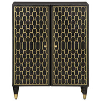 Thumbnail for Beistellschrank 60x33x75 cm Massivholz Mango