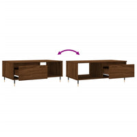 Thumbnail for Couchtisch Braun Eichen-Optik 90x50x36,5 cm Holzwerkstoff