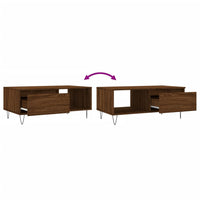 Thumbnail for Couchtisch Braun Eichen-Optik 90x50x36,5 cm Holzwerkstoff