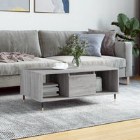 Thumbnail for Couchtisch Grau Sonoma 90x50x36,5 cm Holzwerkstoff